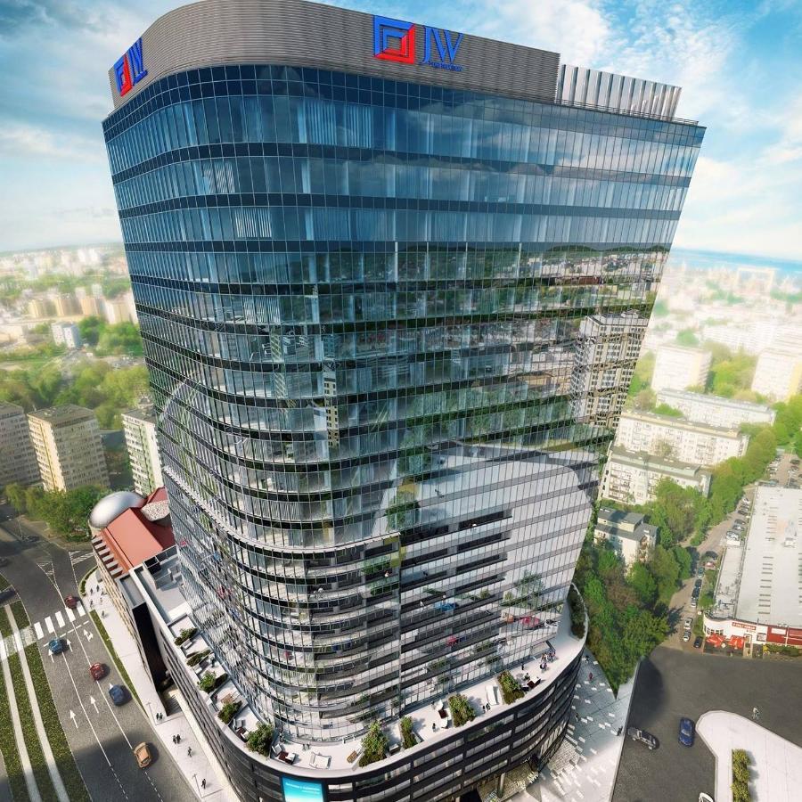 Apartament Flaming Hanza Tower Stettin Eksteriør billede